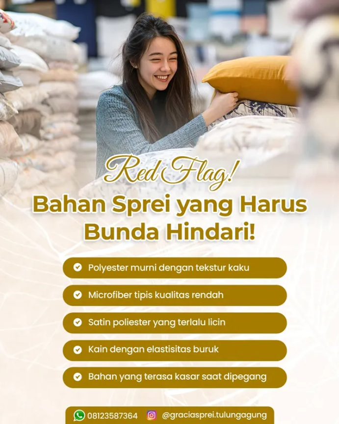 <p>Pernah nggak sih beli sprei harganya murah bang